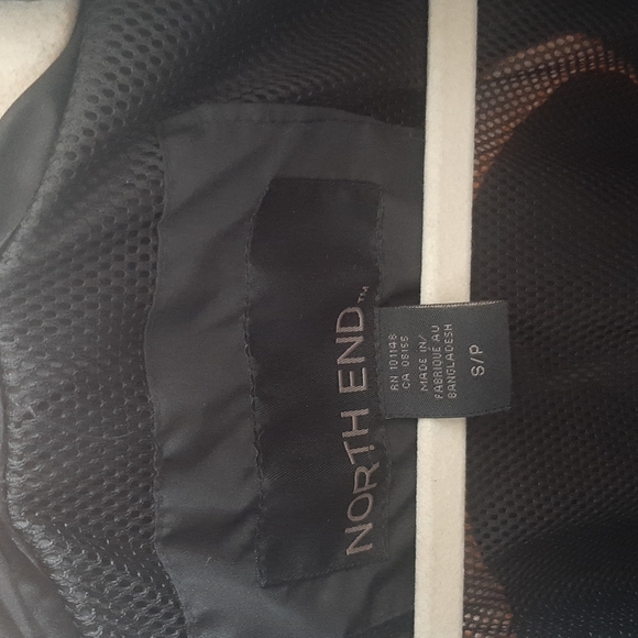 Men's North End Cavalia Black Embroidered Windbreaker Light Jacket Size S - Picture 9 of 11